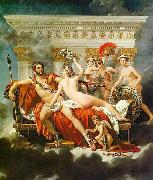 Jacques-Louis David Mars Disarmed by Venus and the Three Graces oil on canvas
